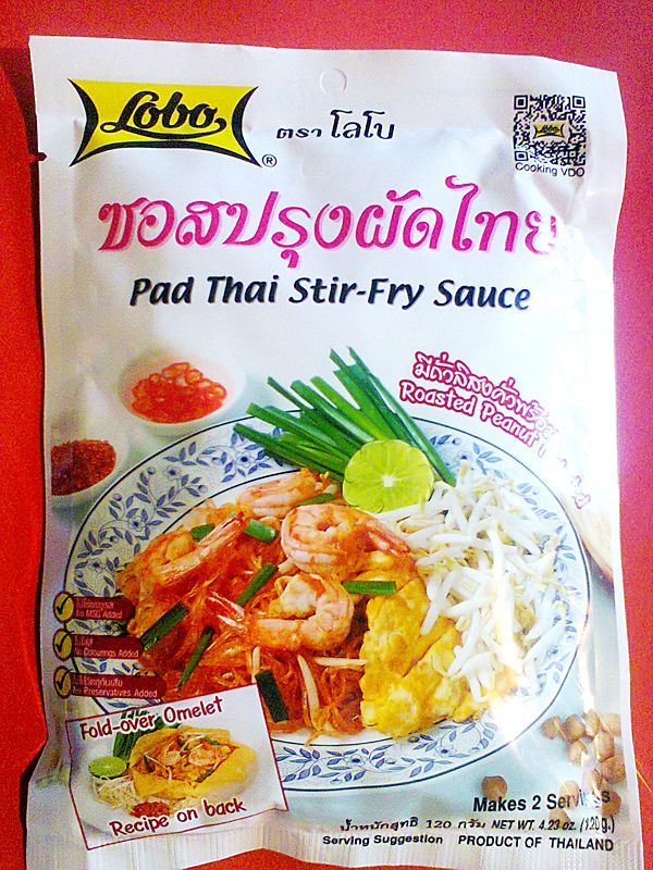 Паста (соус) для лапши ПАД ТАЙ (Pad Thai Stir-Fry Sauce) "Lobo"