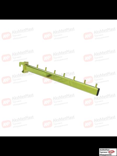 G-M735 Кронштейн наклонный цвет: золото 7 штырьков на овальную-прямоугольную трубу усиленный L=350 мм