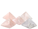 Пирамидка из розового кварца 38*38*28мм, 50г