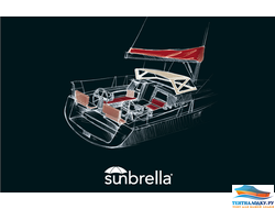 ТКАНЬ АКРИЛОВАЯ SANBRELA PLUS- АКЦИЯ НА ЧЕРНЫЙ _ТЕМНО СИНИЙ