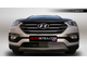 Premium защита радиатора для Hyundai Santa Fe Monte Carlo (2015-) из 2-х частей