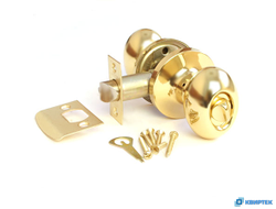 Ручка-защёлка дверная с фиксатором 6093-03-g золото купить в Челябинске | КВИРТЕК