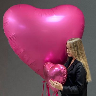 Фольгированный шар-сердце гигант