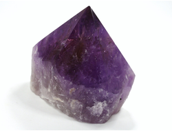 Аметист, аметрин, кристалл полированный со спиленным основанием (80*75*50 мм, 377 г) №37662