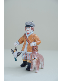 Охотник с собакой