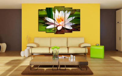 Модульная картина "Водная лилия"