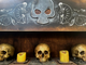 Cabinet with skulls