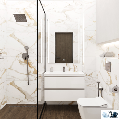 Керамогранит Italica Calacatta Superior 60х60 см белый полированный