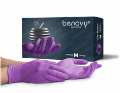 BENOVY NITRILE MULTICOLOR СИРЕНЕВЫЕ размер XS