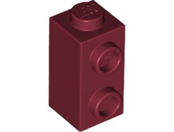 Brick, Modified 1 x 1 x 1 2/3 with Studs on Side, Dark Red (32952 / 6311108)
