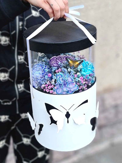 Букет в коробке №126