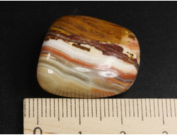 Оникс мраморный, галтовка, Пакистан (24*20*11 мм, 10 г) №35235