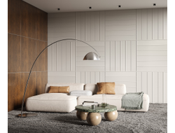 Молдинг Cosca MX053, гладкий, под покраску, экополимер, 2 метра