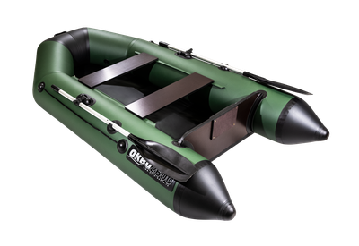 Моторная лодка Аква 2600 зеленый/черный