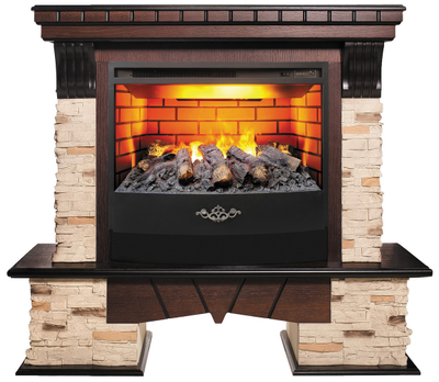 Электрокамин Rockland AO с очагом 3D FireStar 25.5