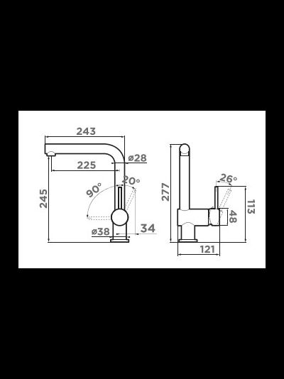 Смеситель OMOIKIRI TANIGAWA C