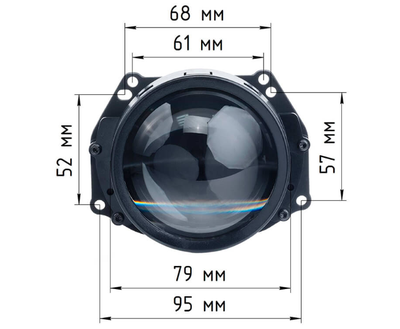 Билед модули Aozoom A21 2025 3.0 дюйма, 2 чипа, 5500K, 12V, 65W/73W, крепление 3R (комплект, 2шт)