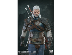 Купить онлайн коллекционную фигурку Ведьмака (Геральт из Ривии, The Witcher, Geralt of Rivia) CM002