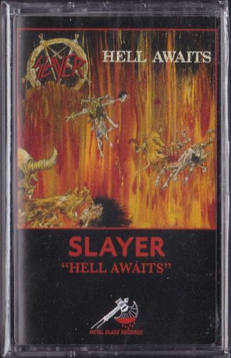 Slayer - Hell Awaits купить аудиокассету в интернет-магазине CD, LP и MC "Музыкальный прилавок"