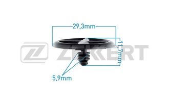 КЛИПСА КРЕПЕЖНАЯ ZEKKERT BE-1122