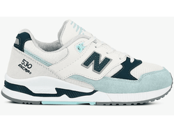 New Balance 530 (Белые с салатовым) фото