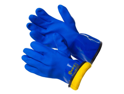 КЩС МБС перчатки с текстурированным ПВХ цельнозалитые с мехом Barrel Plus 11(XXL)