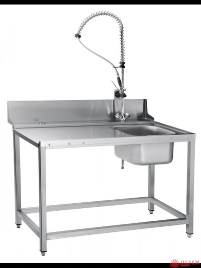 Стол предмоечный Abat СПМП-7-4 с душирующим устройством