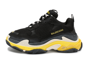 Кроссовки Balenciaga Triple S (БАЛЕНСИАГА) Черно-желтые женские (36-41)