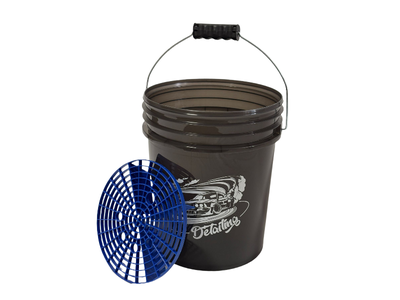 Gloss work car wash bucket Прозрачное ведро для мойки автомобилей с сепаратором GWCW-18