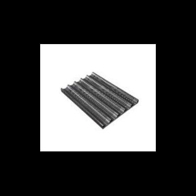 Противень багетный 600*400*20 мм, 5 волн, алюминий перфорированный, толщина 1мм.