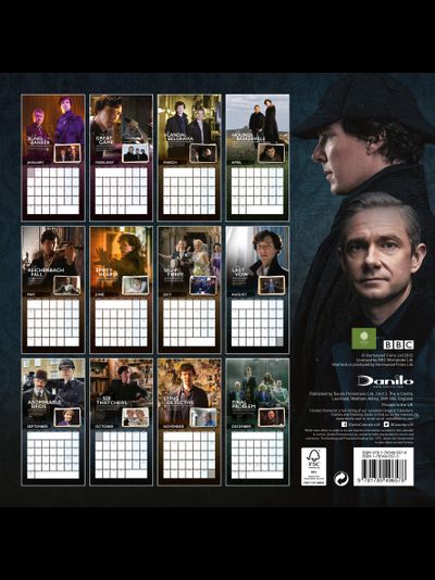 Sherlock Official Календарь 2019