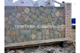 забор из натурального камня в Челябинске