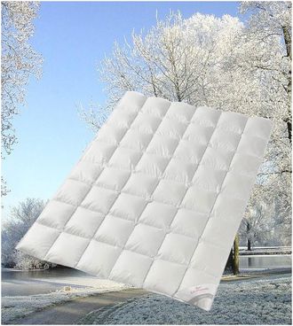 Зимнее одеяло SILVER PROTECTION, Kauffmann, Австрия. Одеяло из гусиного пуха в покрытии, ионизированном серебром. Идеальное соотношение цена/качество.