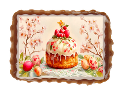 Тульский Пряник "Пасха" с декором и повидлом  100 гр.