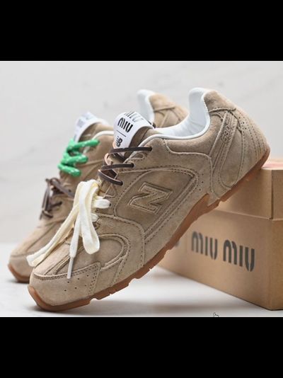 Miu Miu x New Balance 530 Light Brown