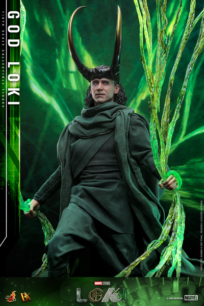 Бог времени Локи (Том Хиддлстон, "Локи") - Коллекционная фигурка 1/6 God Loki (DX40) - Hot Toys