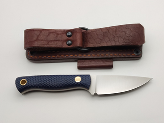 Нож Термит сталь VG10 синяя микарта