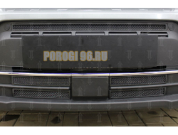 Защита радиатора Suzuki Vitara 2018- (2 части) black низ PREMIUM