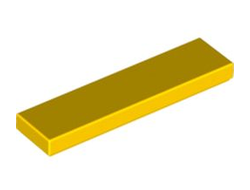 Tile 1 x 4, Yellow (2431 / 243124)