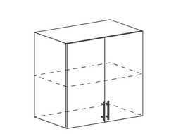 ШВ 600 Шкаф настенный 2-дверный