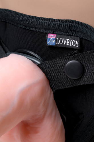 532303 СТРАПОН НА КРЕПЛЕНИИ LOVETOY UNI STRAP 7'' LOVE TOY