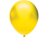 Шар (12''/30 см) Жёлтый, металлик, 100 шт.