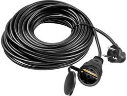 ЗУБР КГ-325-Ш, КГ, 3 х 2.5 мм2, 20 м, IP44, 4000 Вт, силовой удлинитель-шнур, Профессионал (55017-20)