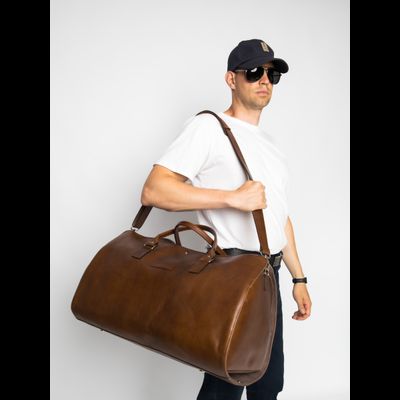 Портплед + дорожная сумка (2 в 1) Palermo Premium 
brown (арт. 4038-63)