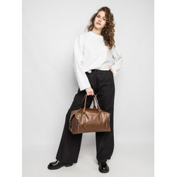 Кожаная дорожная сумка Ravenna Premium brown (арт. 4047-63)