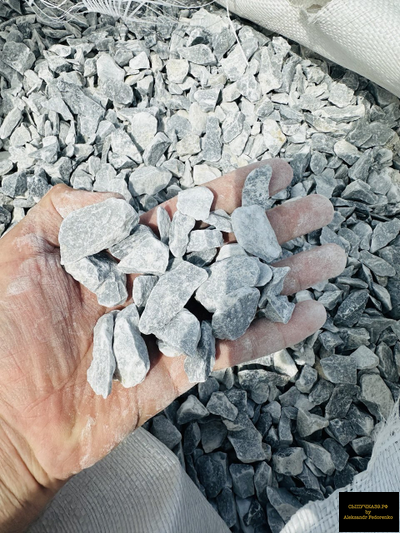 серо-голубая мраморная крошка