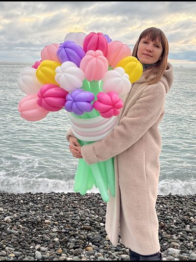 Букет из шаров Охапка тюльпанов