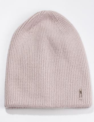 Шапка женская "Мелкая резинка ангора"1138 ваниль