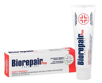 Зубная паста Sensitive teeth Plus для чувствительных зубов , BioRepair, 75 мл.