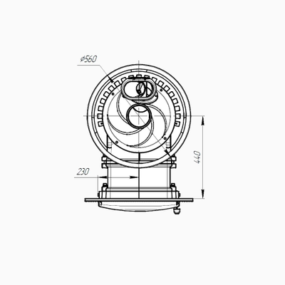 Банная печь Атмосфера XL сетка нержавейка до 26 м3